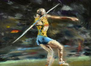 illustration the art of the javelin
