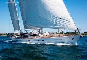 Apache, 105-foot D. Presles and J. Pierrejean charter yacht