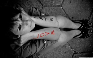 illustration divine love divine hate